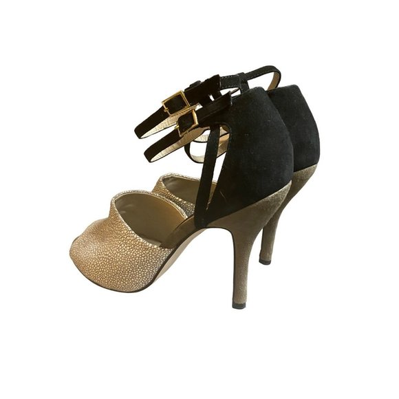 Steven by Steve Madden heels. Siege color leather on top, suede heel‎ Sz 8 - Picture 8 of 11